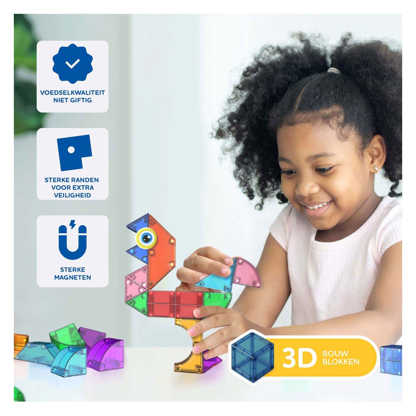 Clics cubixx magnetische bouwspeelgoed - 22dlg.