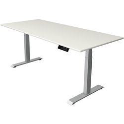 Zit-sta-bureau kerkmann move 1 stable wit, zilver 1270 mm x 1800 mm