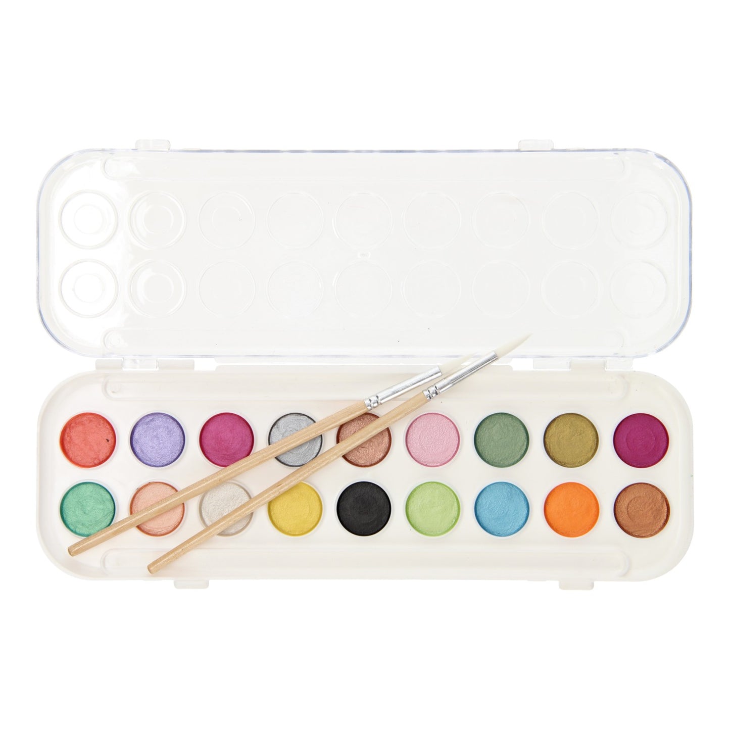 Artist waterverfset metallic 18 kleuren