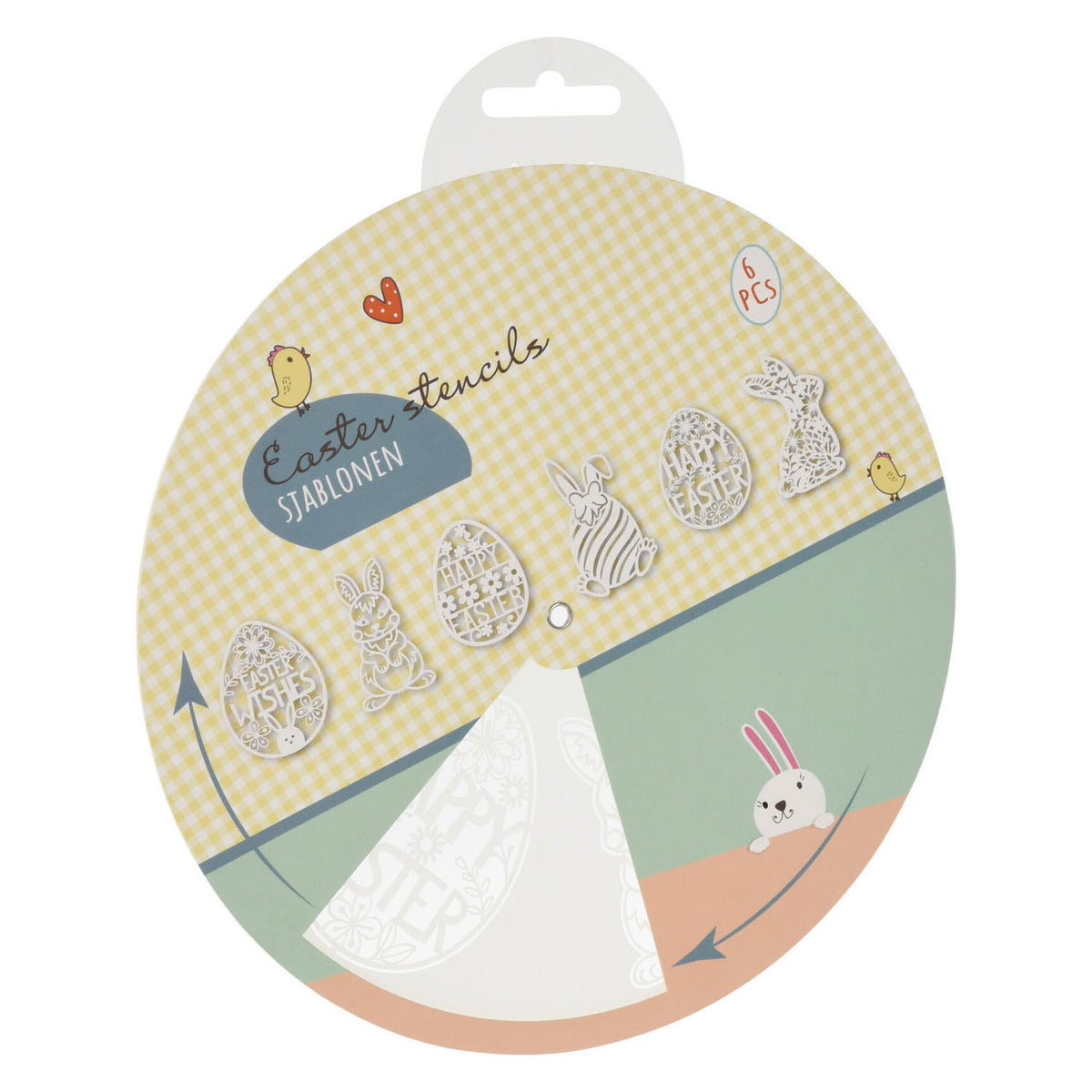 Sjabolonenset pasen, 6 designs