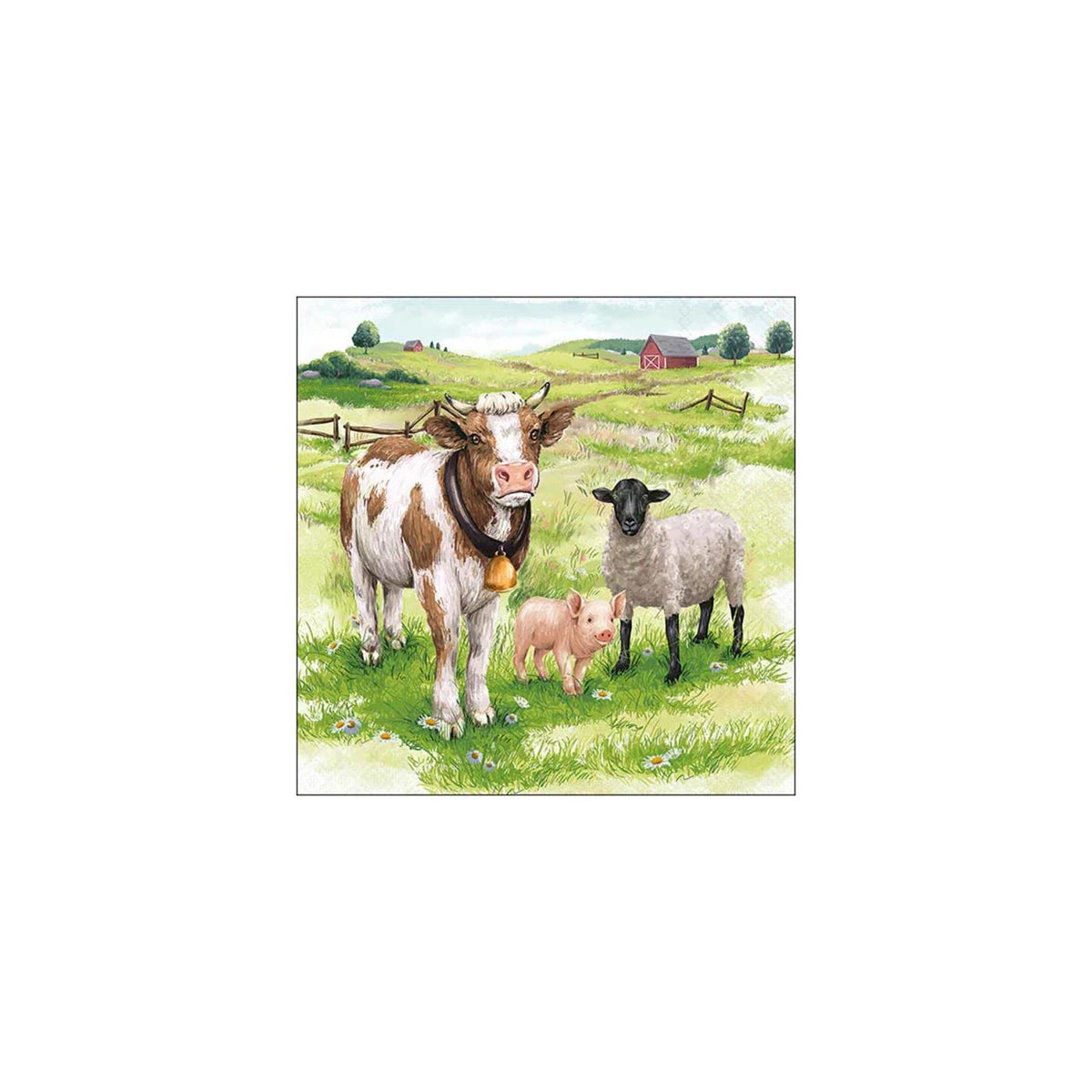 Ambiente servetten 33cm boerderijdieren