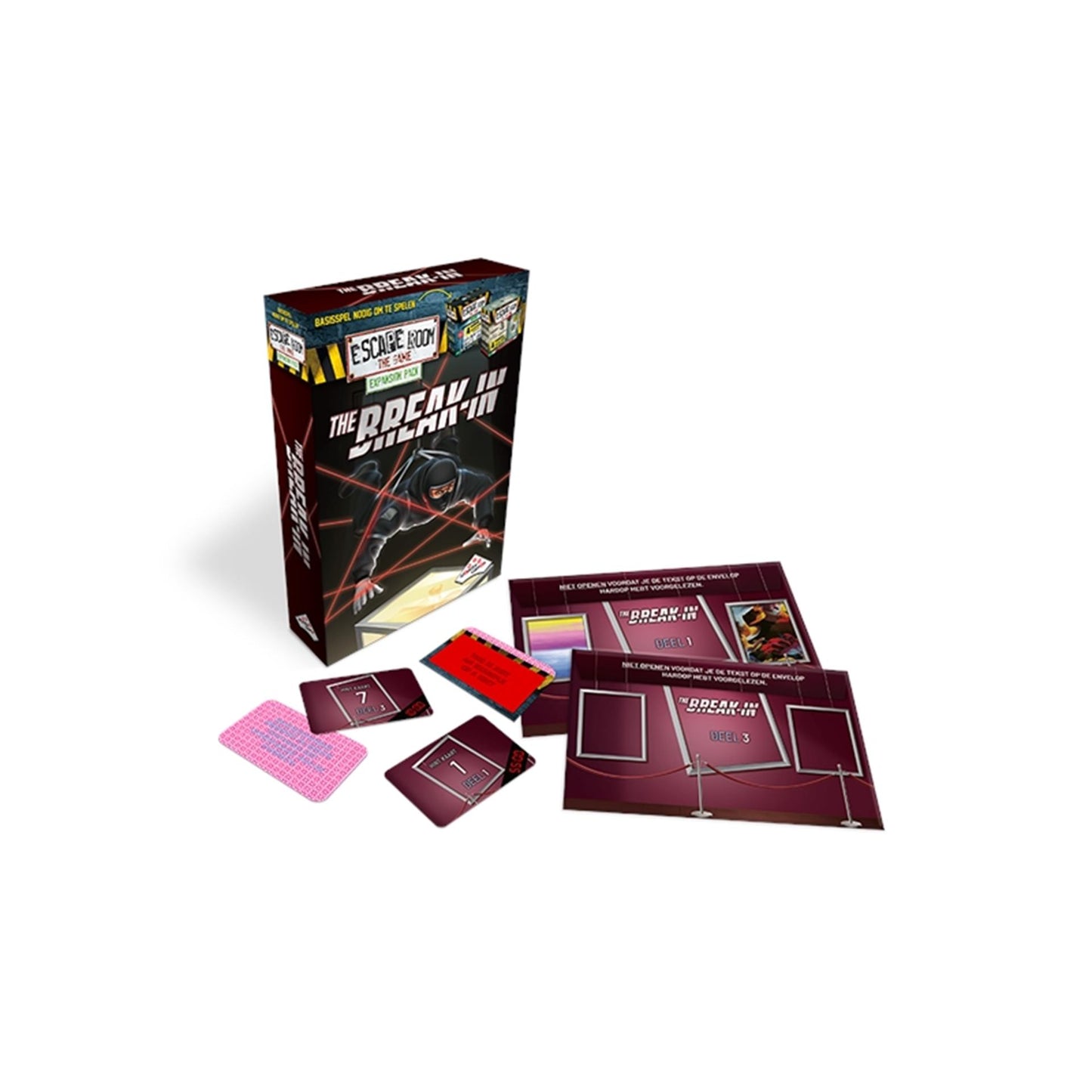 Identity games escape room the game uitbreidingset the break-in