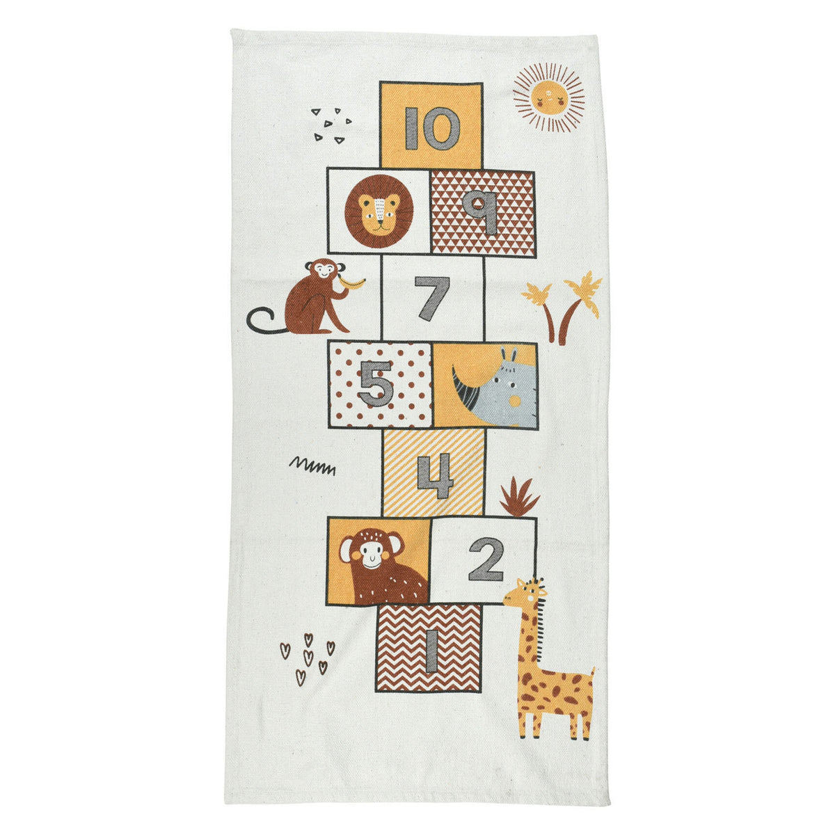 Vloerkleed hinkelen safari, 70x140cm