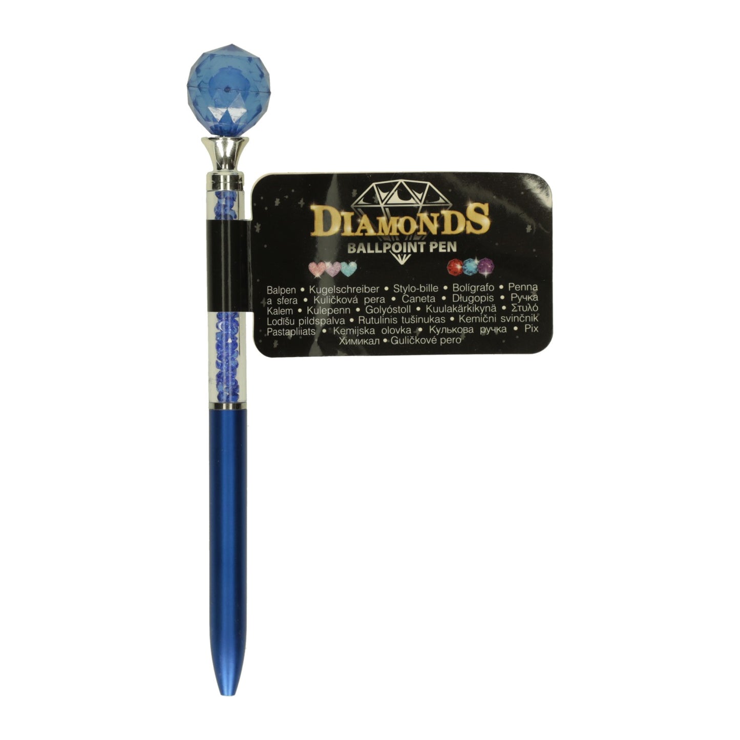 Balpen met diamanten
