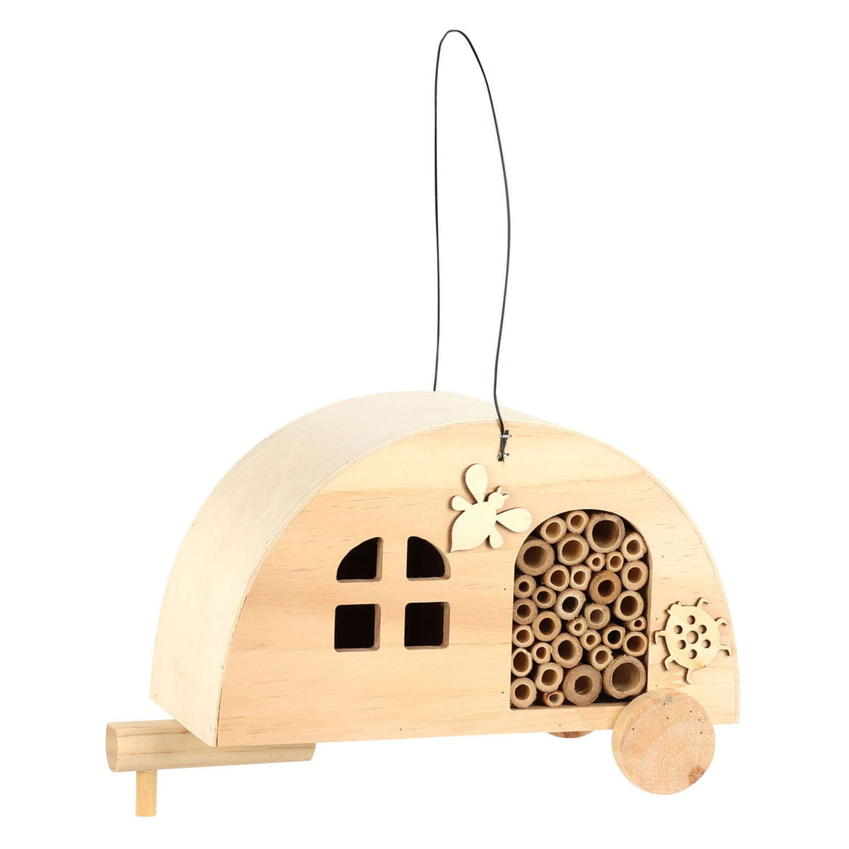 Insectenhotel hout caravan