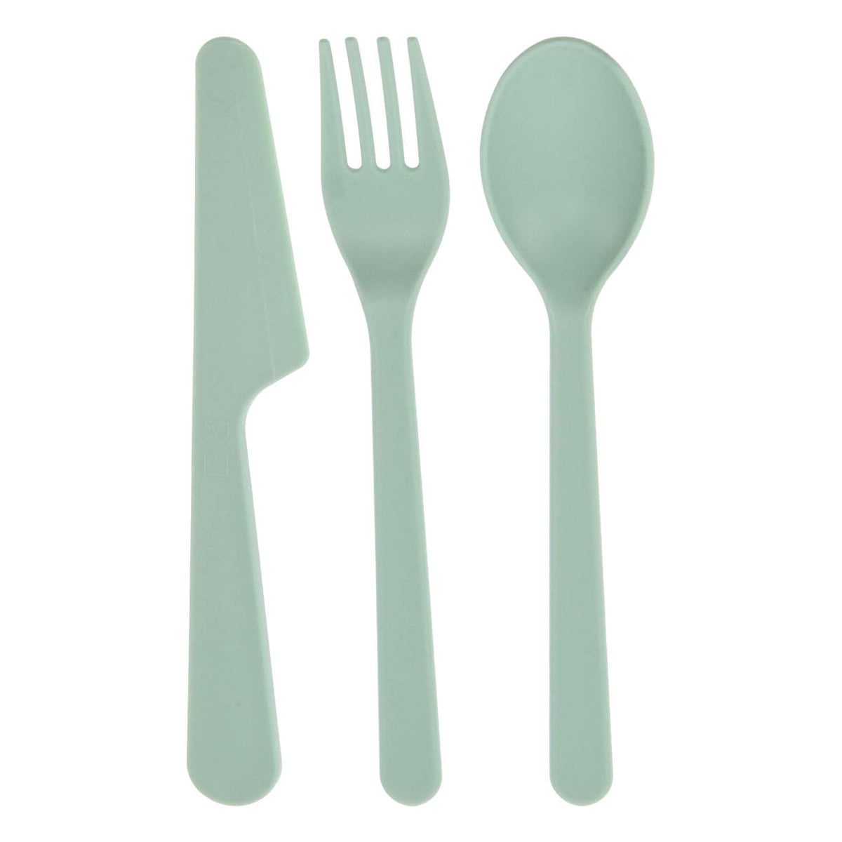 Bestek recycled kunststof set, 3dlg.