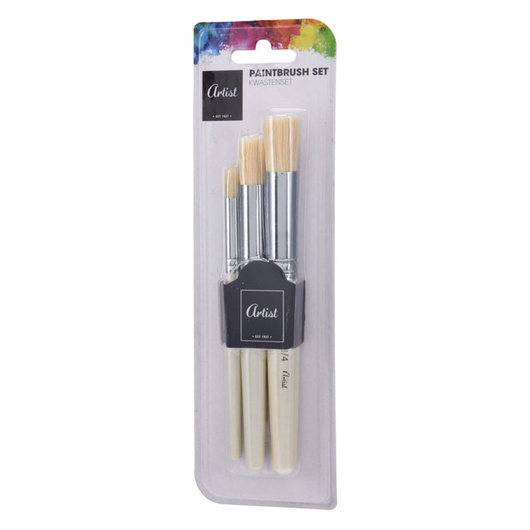 Penselen stencil tamponeer set