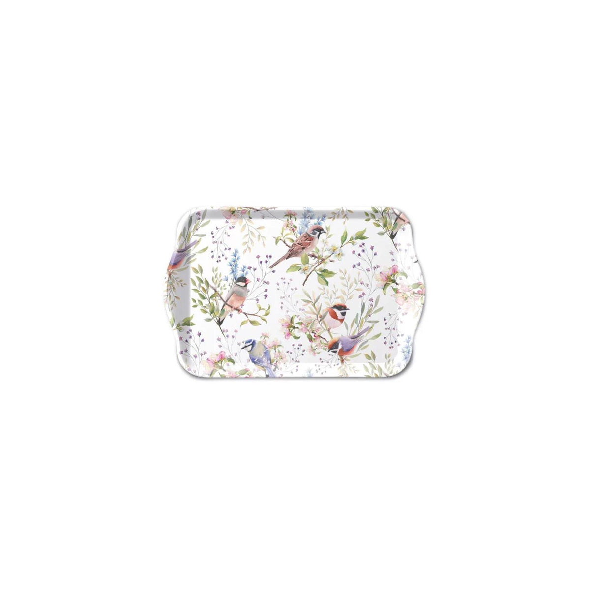 Ambiente tray melamine 13x21 busy birds