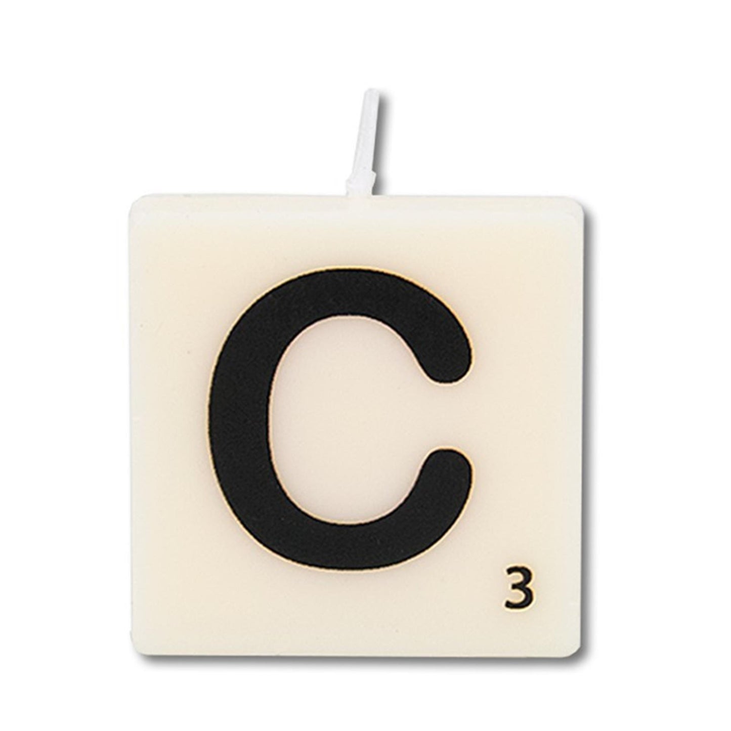 Paperdreams letter kaarsje letter c, set van 4