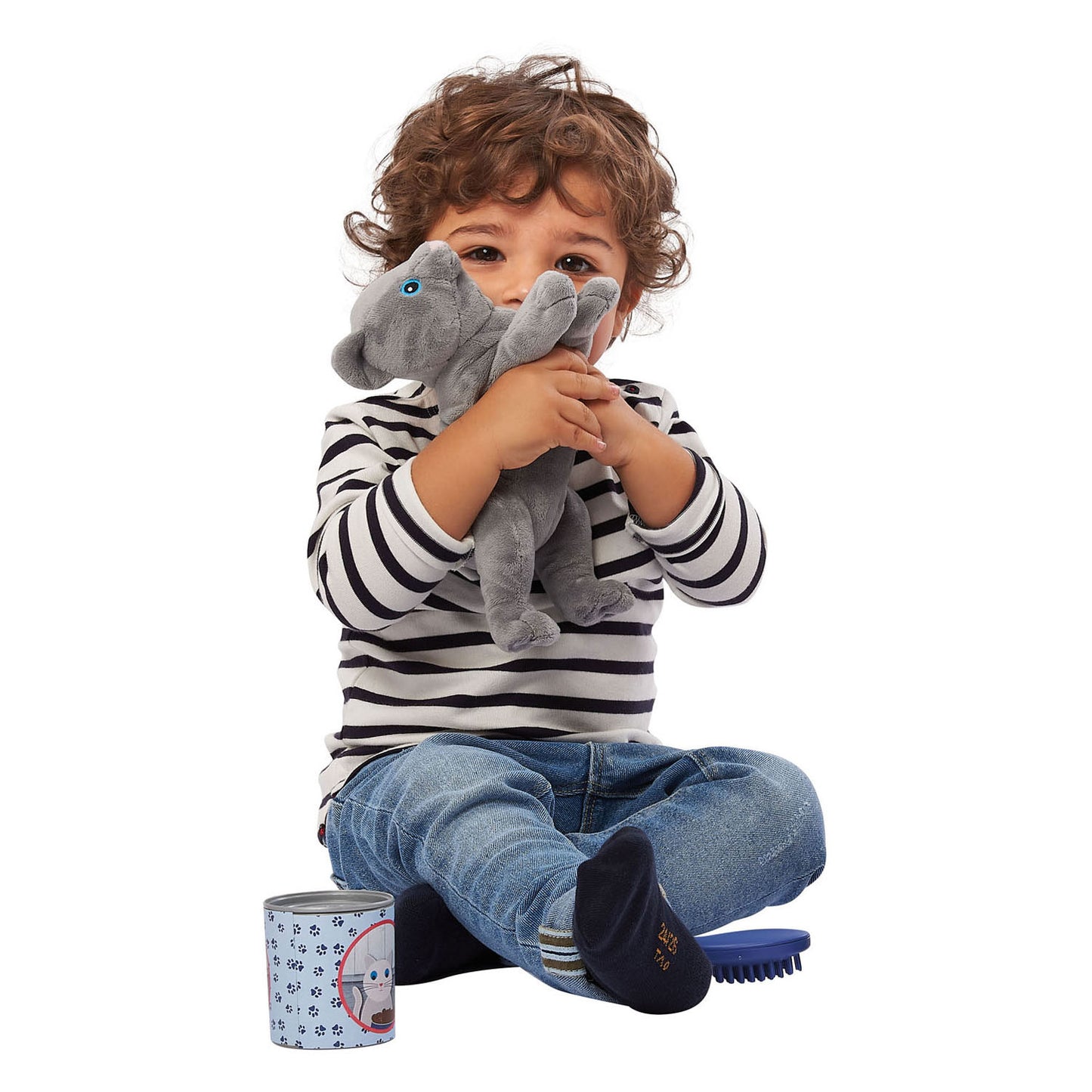 Écoiffier ecoiffier medical knuffel kat met kattenmand speelset - 9dlg.