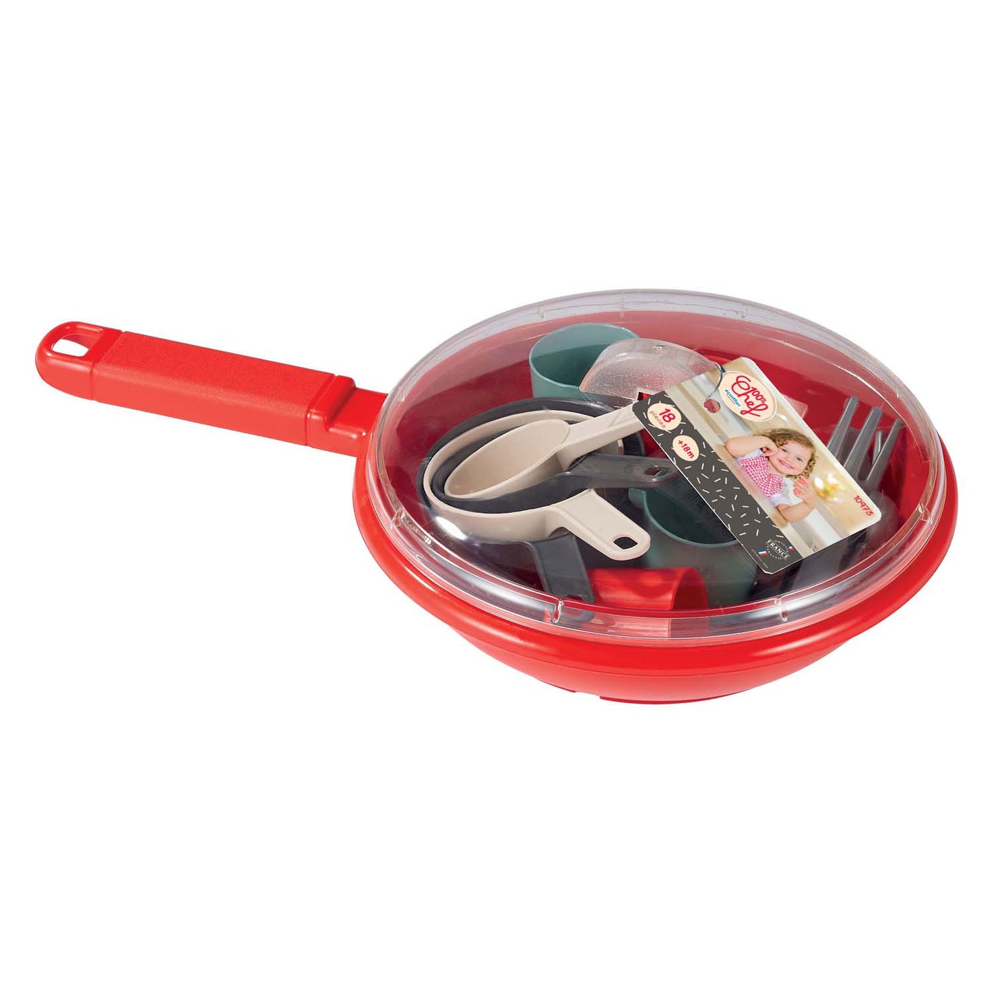 Écoiffier ecoiffier 100% chef servies en bestek in pan - 19dlg.