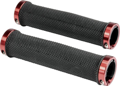 Ergotec handvatset bilbao 135 135mm zwart rood