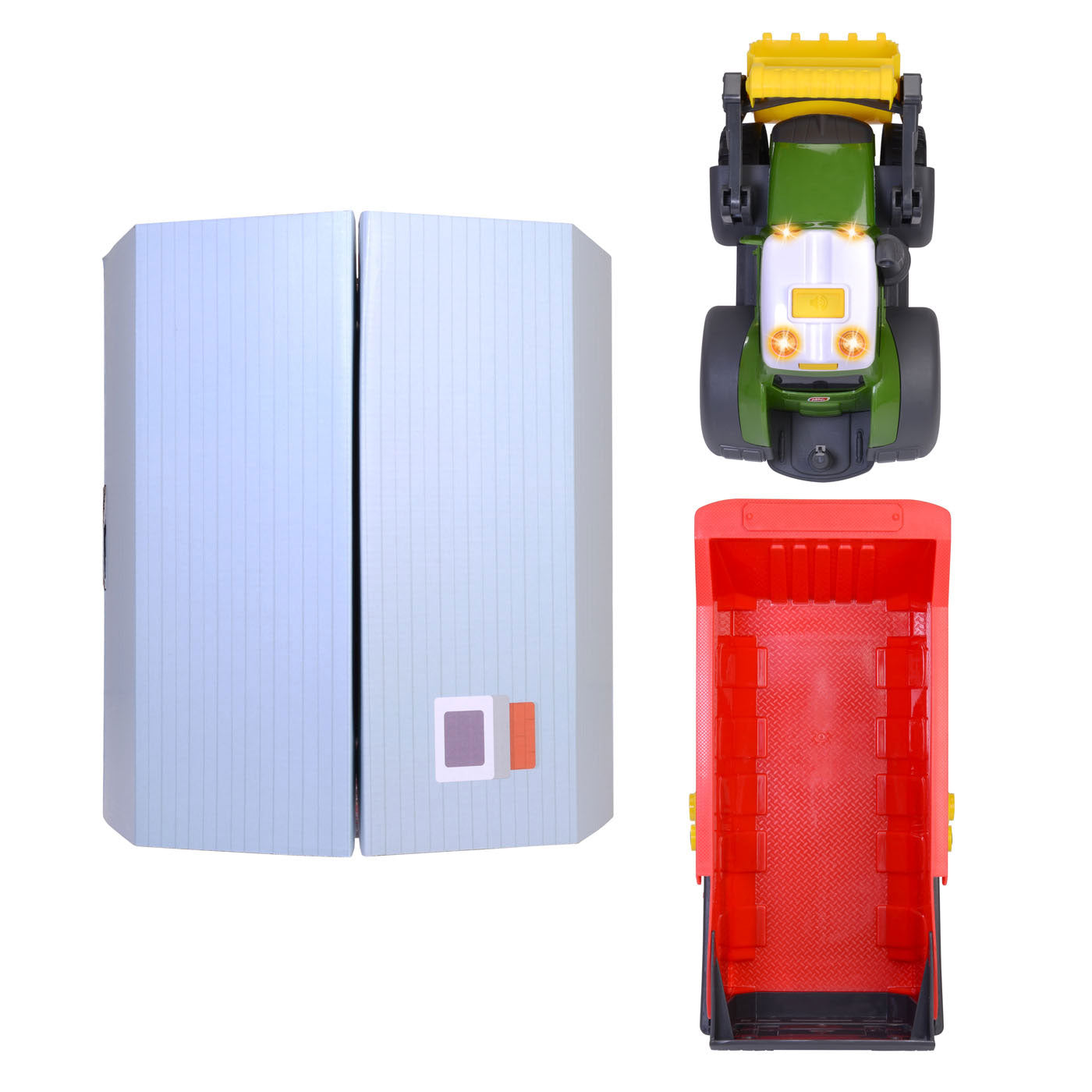 ABC Fendti Tractor met Aanhanger en Boerderij