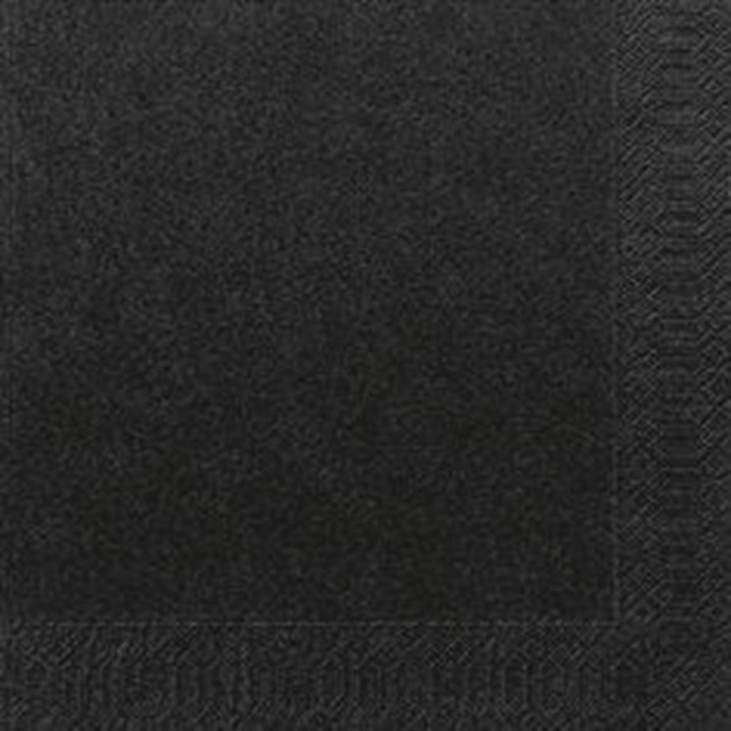 Duni servetten zwart 33x33cm 3-laagstissue fsc pak a 20 servetten