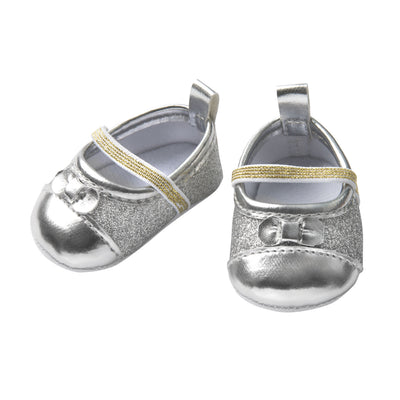 Heless poppenballerina's glitter - zilver, 30-34 cm