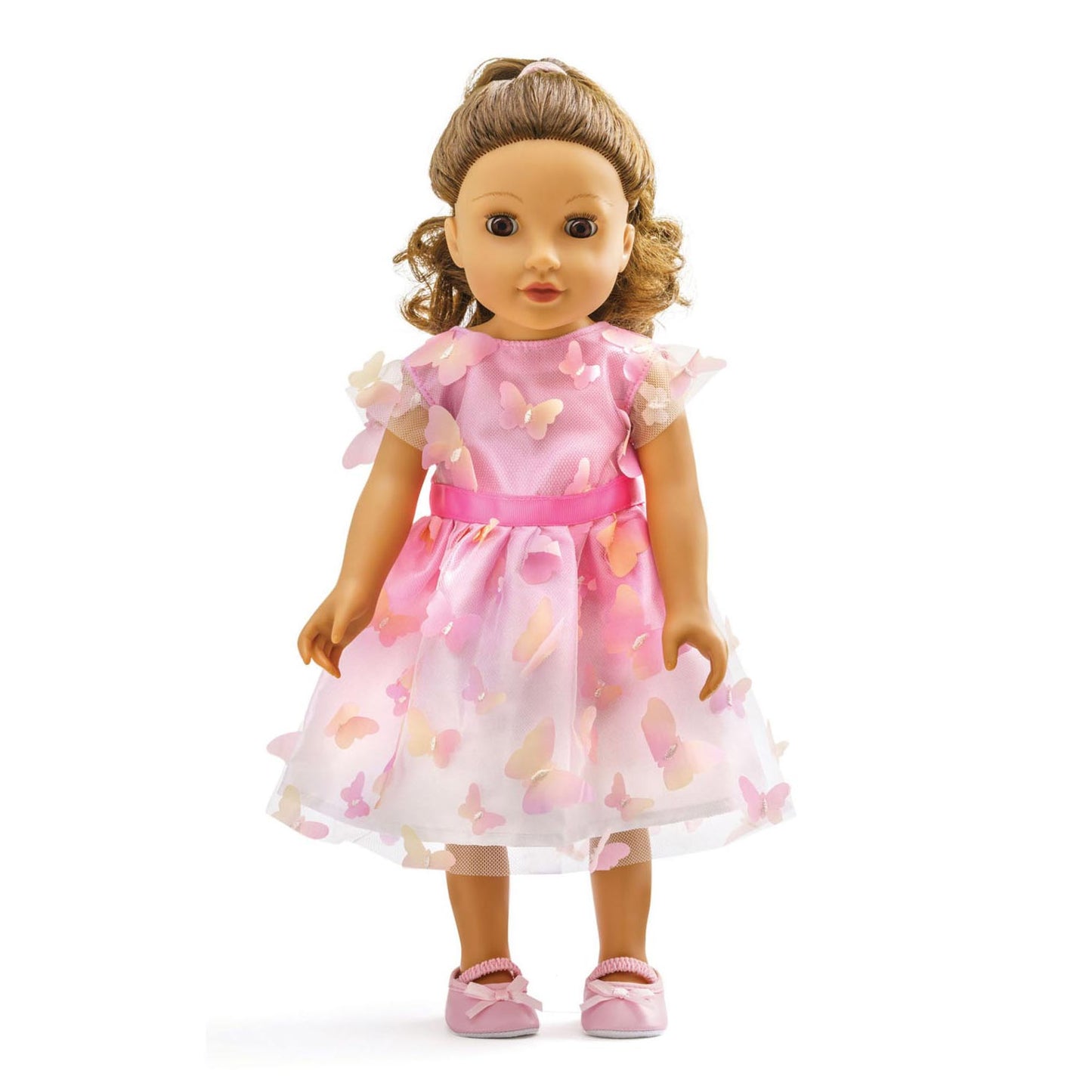 Heless pu-kleid miss butterfly, gr. 28-35 cm