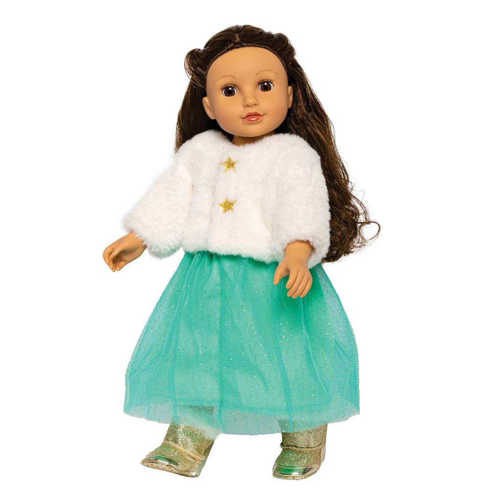 Heless poppenjasje pluche met rokje, 28-35 cm