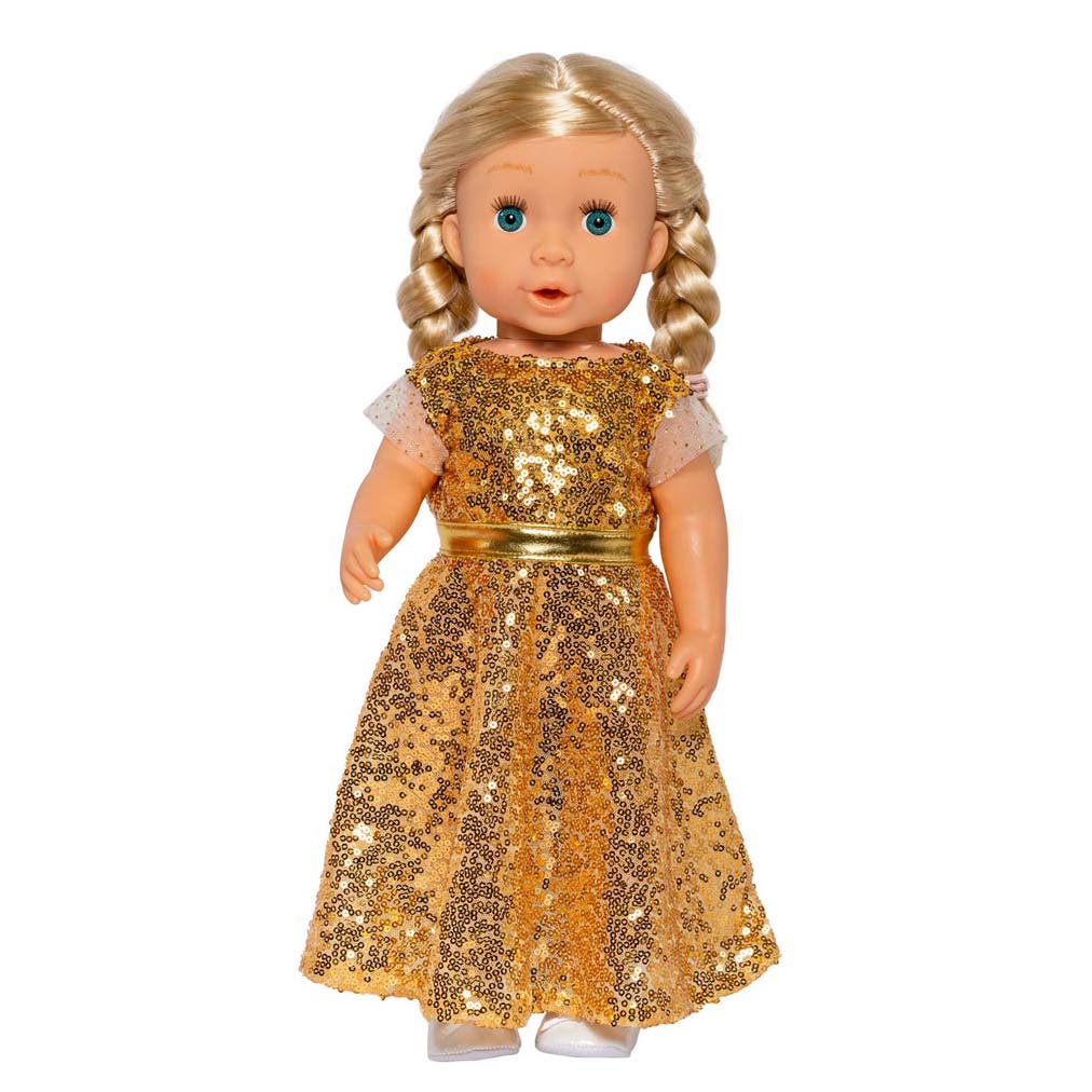 Heless poppenjurk golden star, 35-45 cm