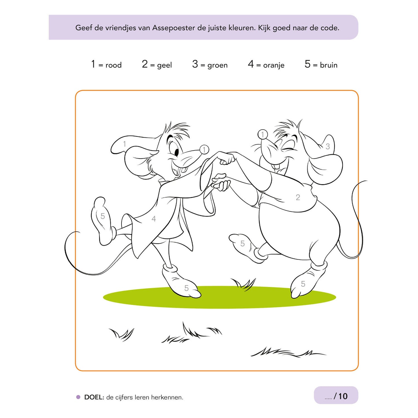 Deltas disney ik leer met - schrijven, lezen en tellen (4-5 j.)