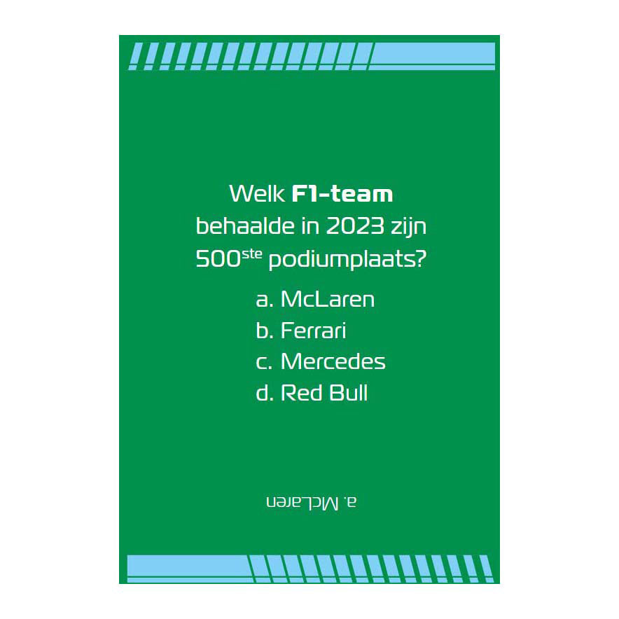 Deltas let's quiz! - formule 1