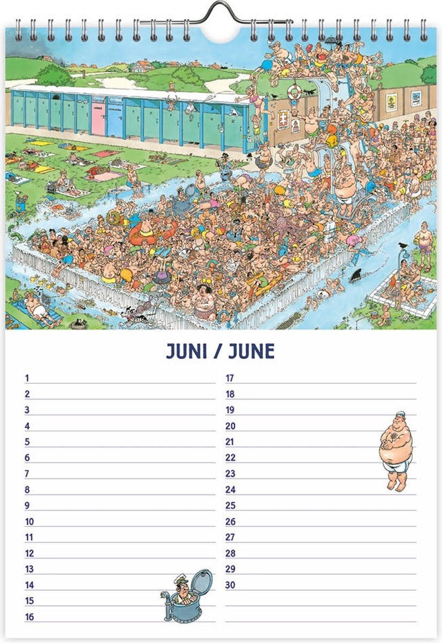 Jan van haasteren verjaardagskalender - a4