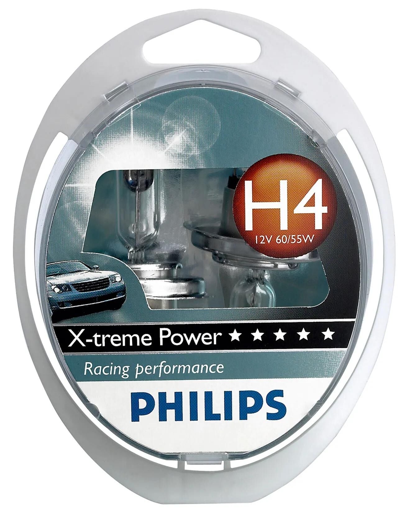 Philips hoofdlamp headlight bulb h4 base: p43t-38 12v60 55w