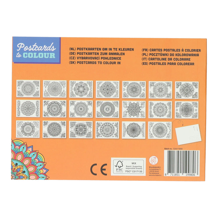 Wins holland postkaarten kleuren, 20st