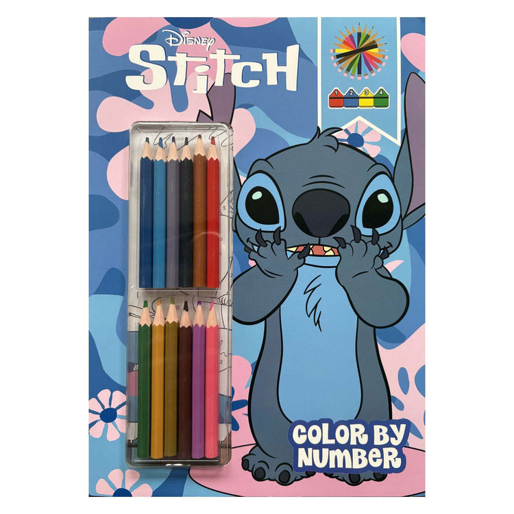 Boek specials nederland bv stitch kleurboek kleuren op nummer