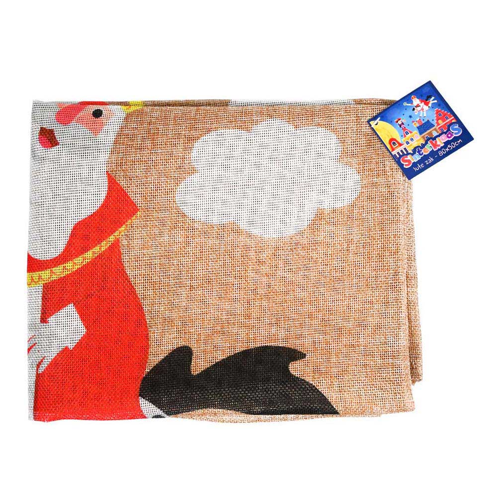 Wins holland jute zak sinterklaas 80x50cm