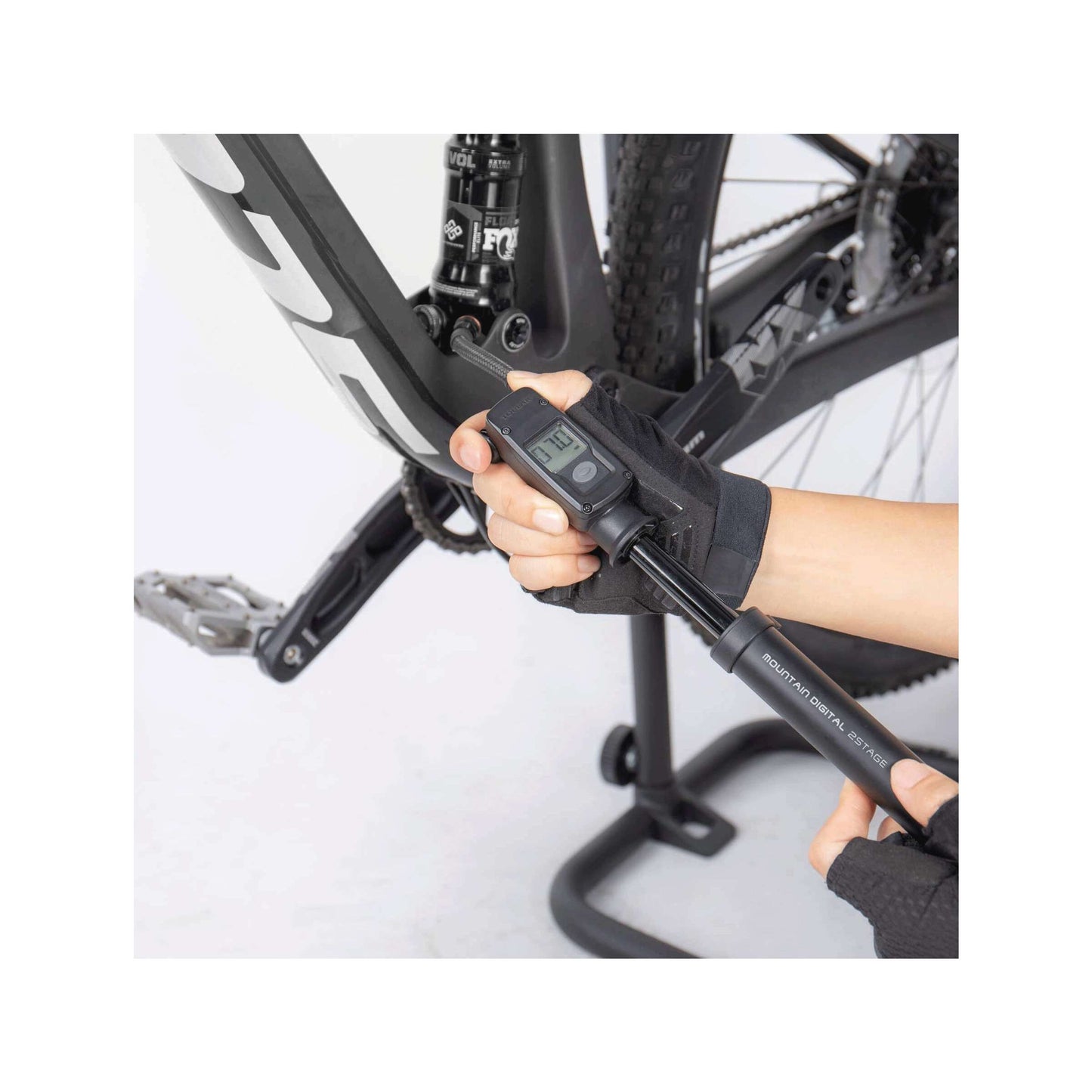Topeak minipomp Mountain Digital 2Stage