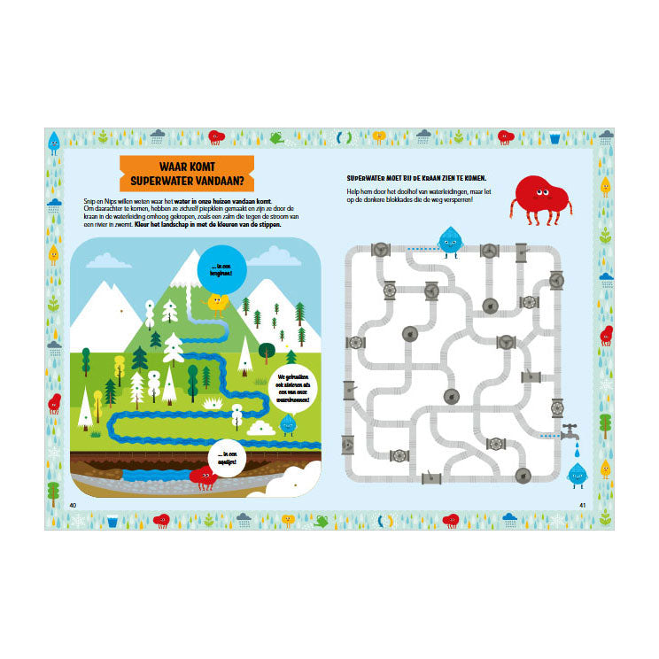 Rebo publishers water - gek op wetenschap met 100+ stickers