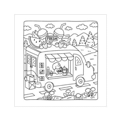 Rebo publishers cute shop - cute cozy coloring. 6+