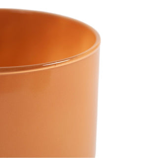Vaas cilinder astra solid apricot oranje h10 d10 | 6 stuks