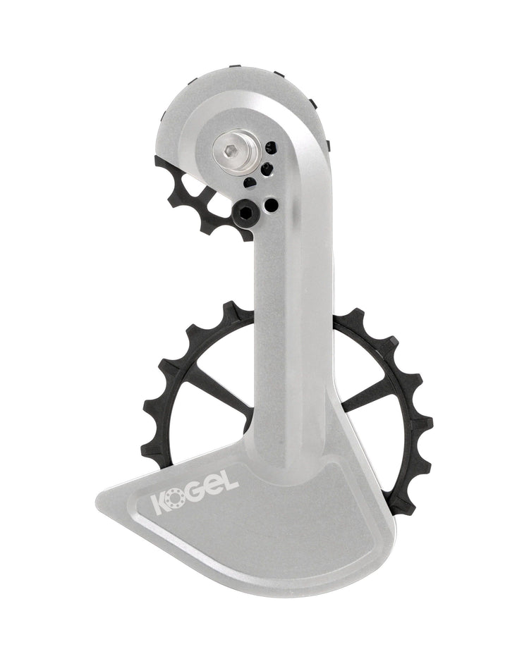 Shimano kogel derauilleurkooi oversized kolossos speed grx 2x road grijs (raw)