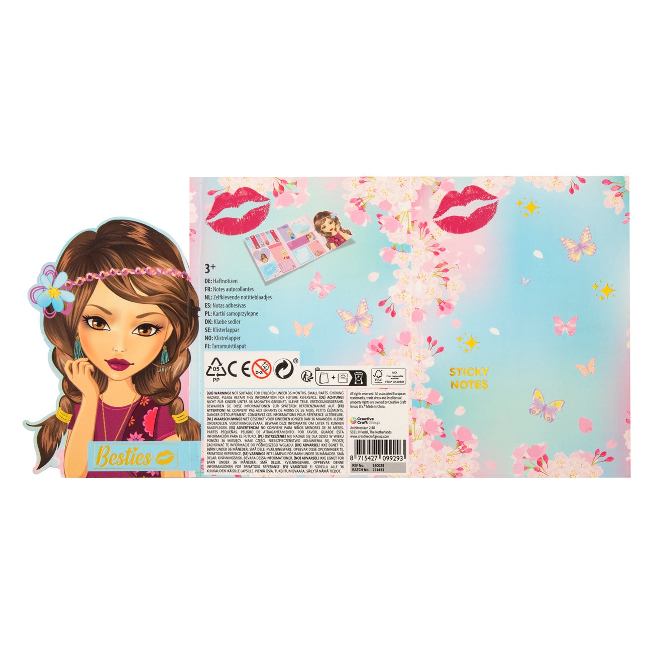 Besties plaknotities set