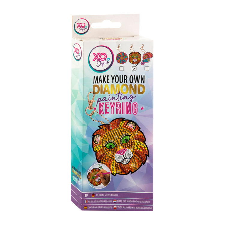 Creative craft group maak je eigen diamond painting sleutelhanger