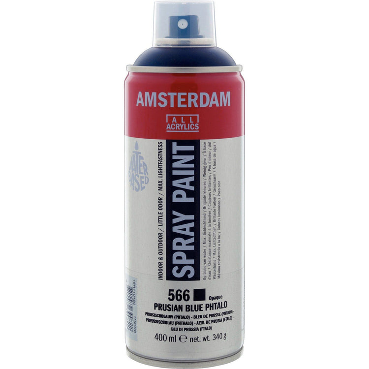 Amsterdam all acrylics amsterdam • spray paint pruisischblauw (phtalo) 566 400ml