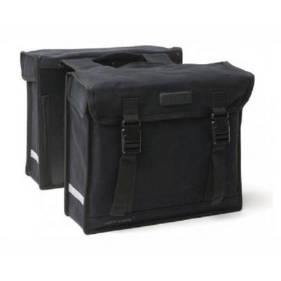New Looxs Dubbele Fietstas Deluxe - Zwart, 46L, Waterdicht