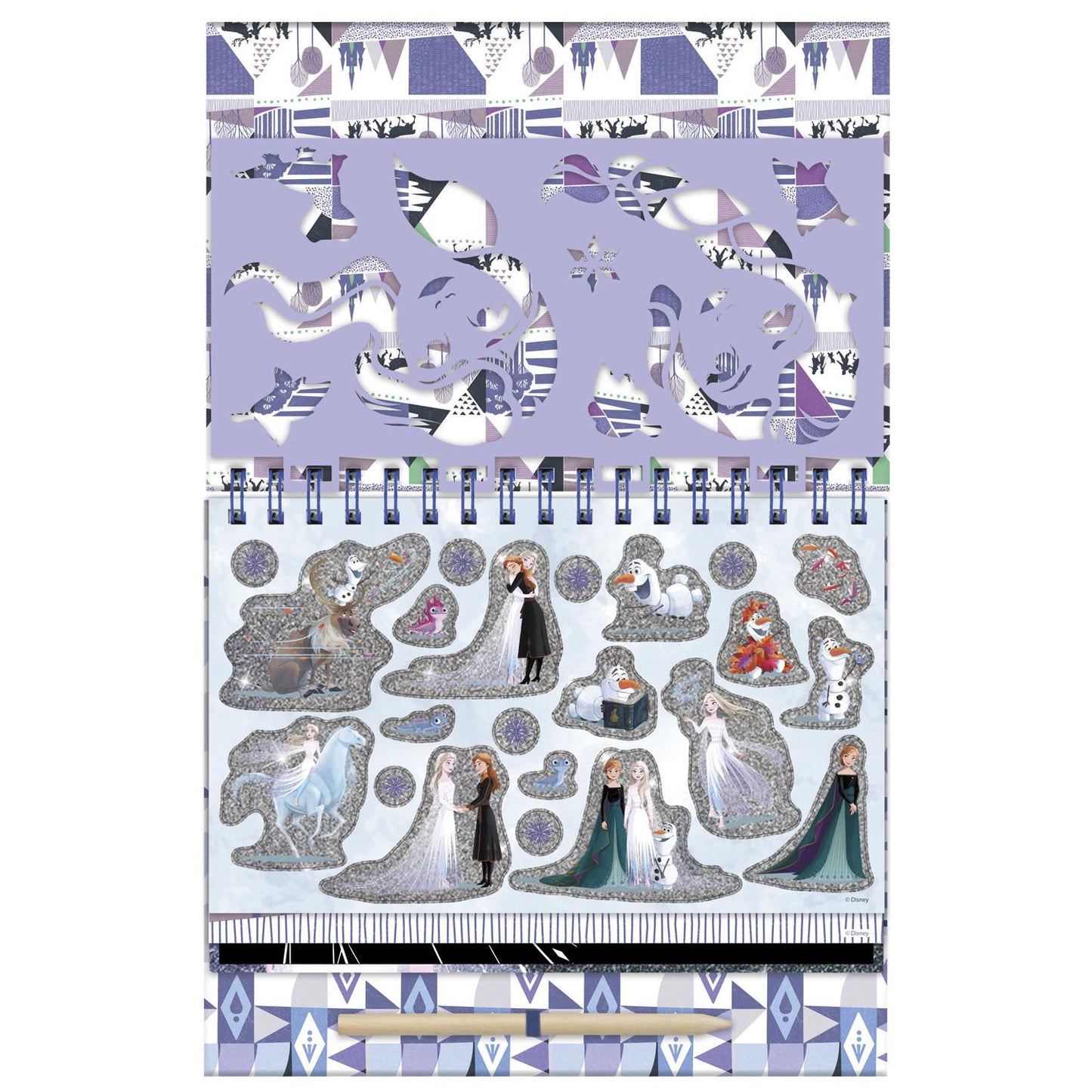 Totum disney frozen - scratchboek
