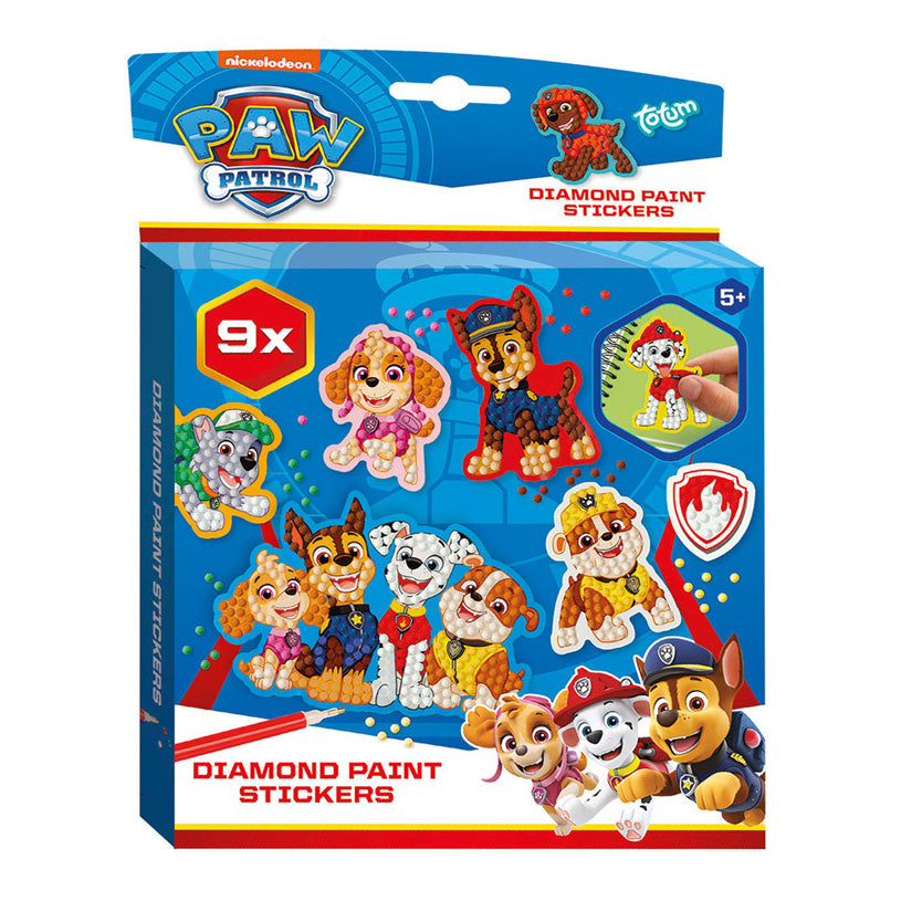 Totum paw partol diamond paiting stickers knutselset