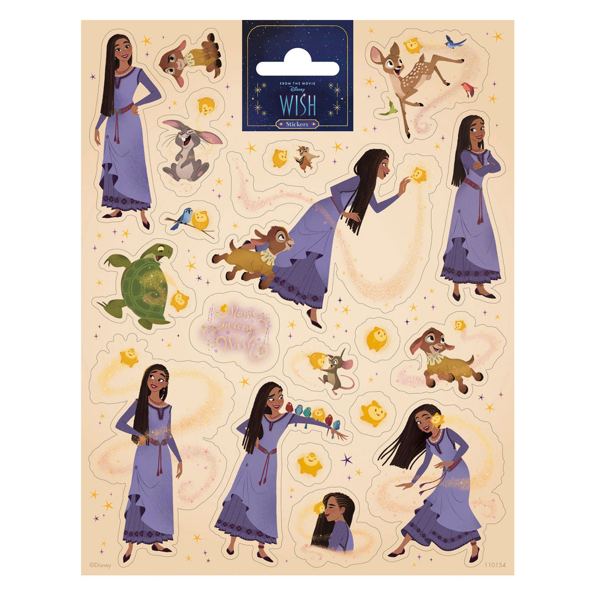 Totum stickervel groot disney wish