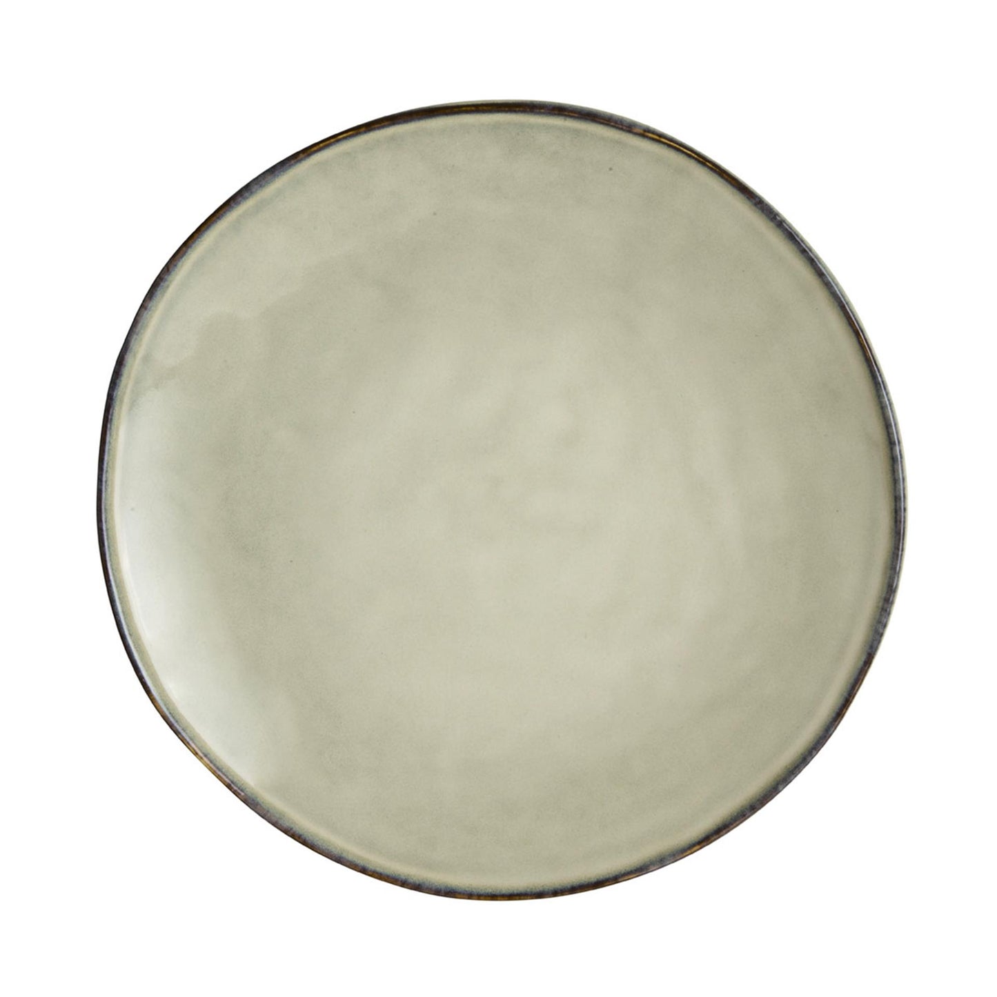Dutch rose organic bord ã¸26,5cm creme doos a 4 stuks