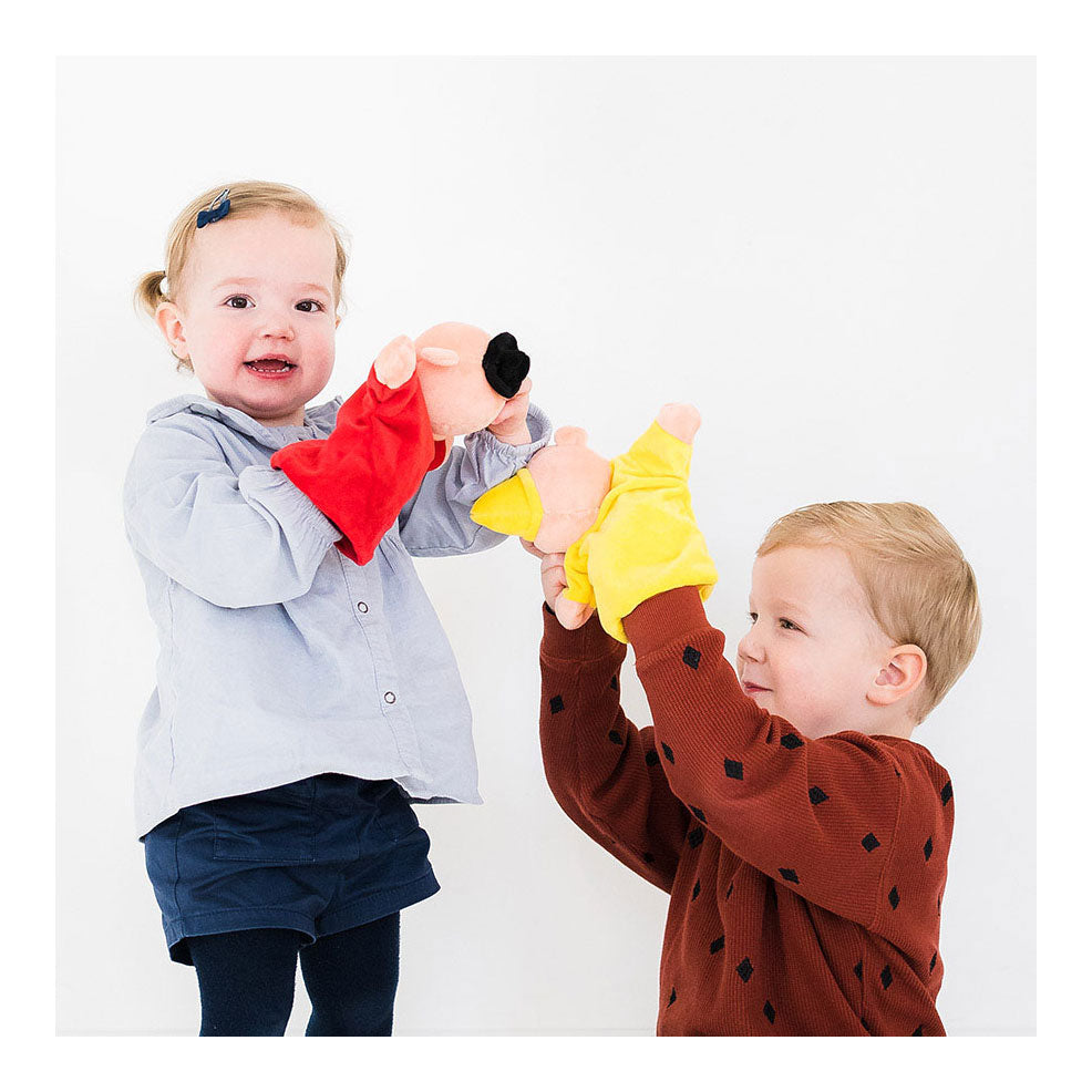 Bambolino bumba stoffen handpop knuffel - peuter kleuter - 1 jaar, 2 jaar, 3 jaar, 4 jaar - toys - studio 100 cadeau tip
