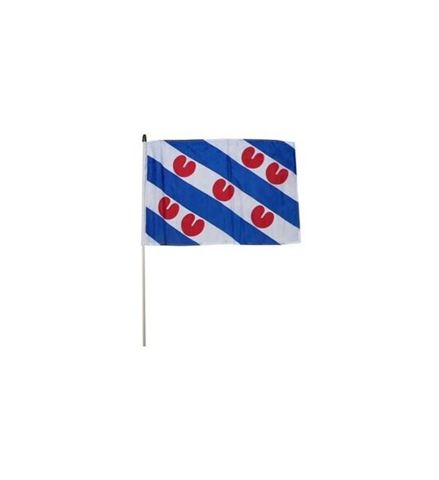 Gebro toys friese vlag zwaaivlaggetje friesland 30x45cm per 12stuks