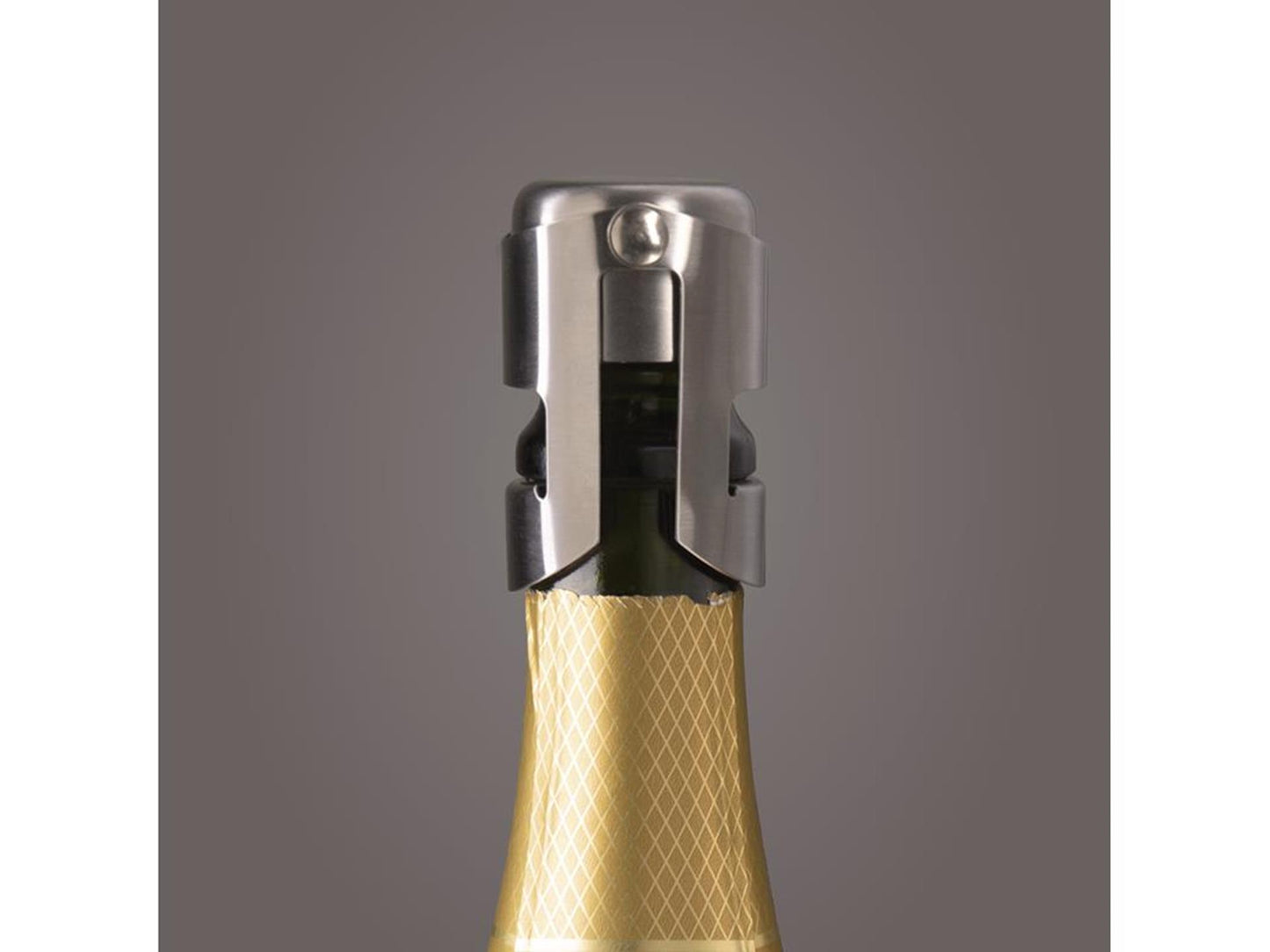 Vacu vin champagne stopper rvs