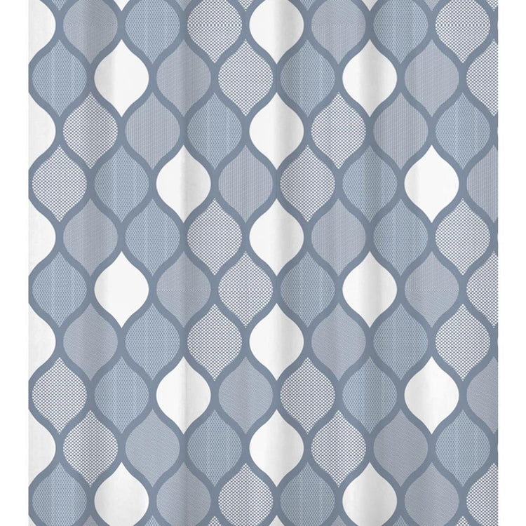 Dutch house douchegordijn brest blauw 180x200cm 100% polyester