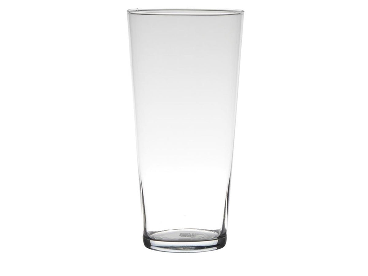 Hakbijl glass vaas essentials conical glas ø16xh29cm