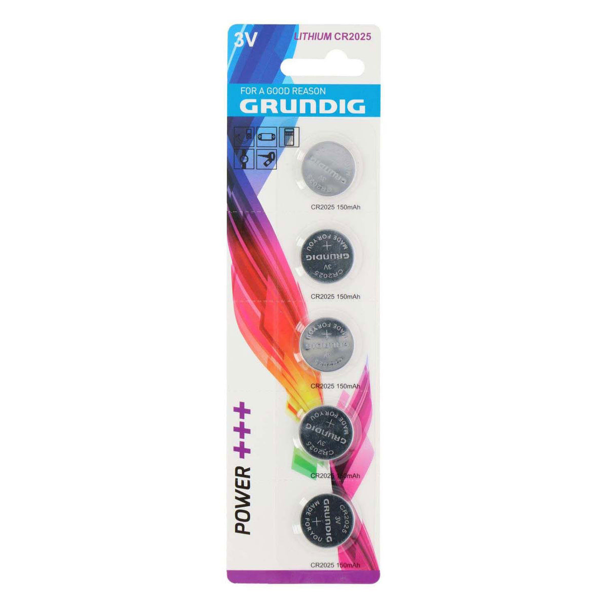 Grundig knoopcel cr2025 - 5st.