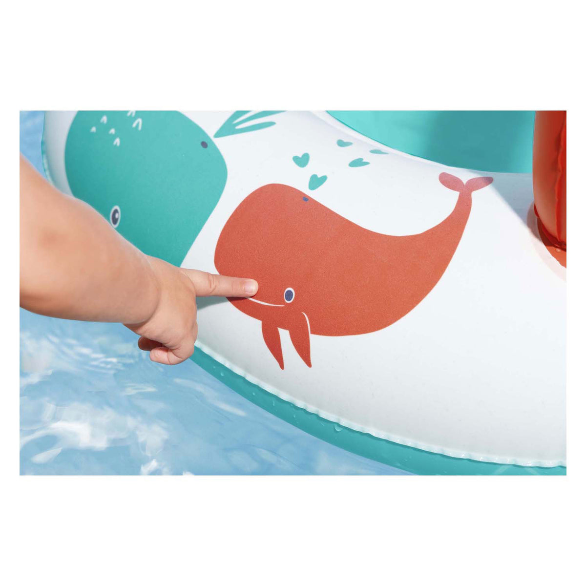Bestway baby boot comfort push met uv zonnescherm