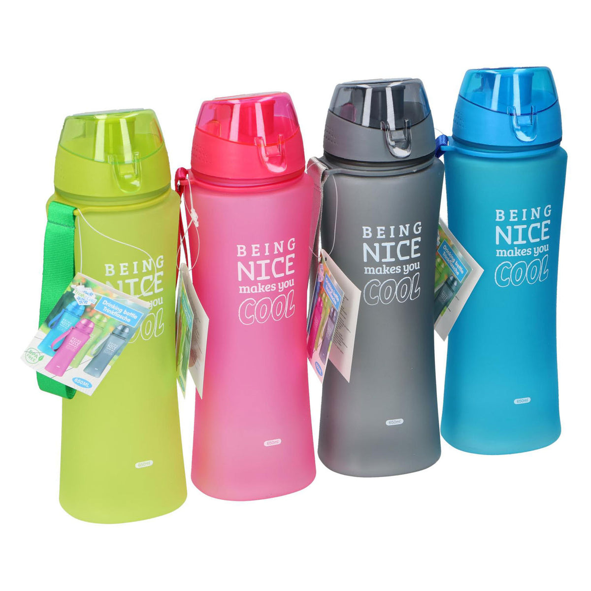 Drinkfles kleur, 650ml